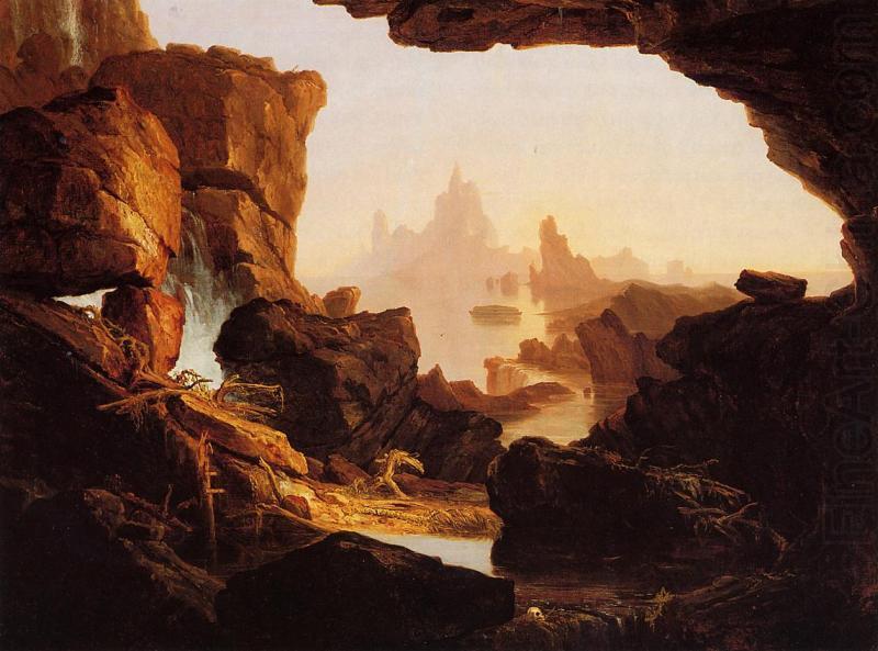 Thomas Cole Subsiding Waters of the Deluge china oil painting image